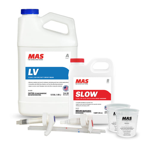 MAS LV Resin Slow Hardener 96 oz kit