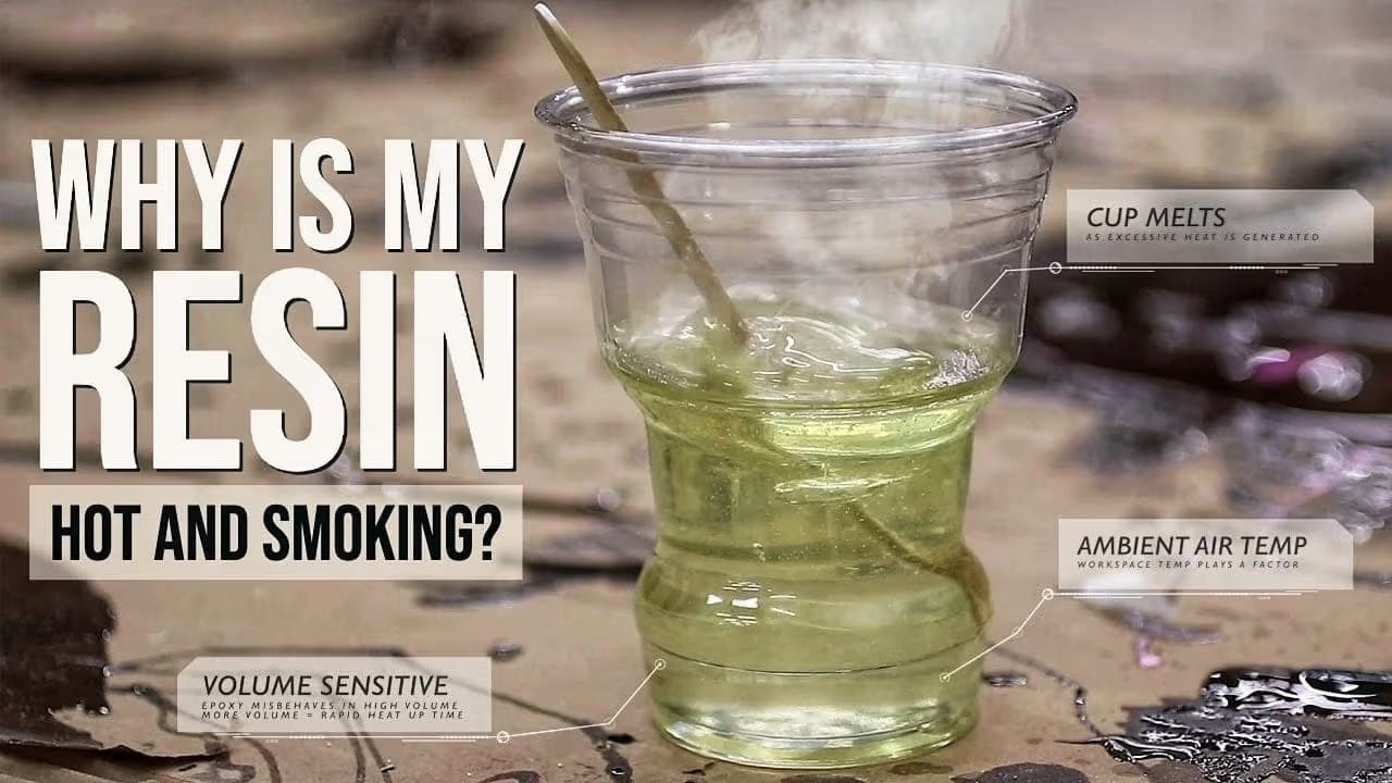 Why is My Epoxy Resin Hot and Smoking? – Mas Epoxies