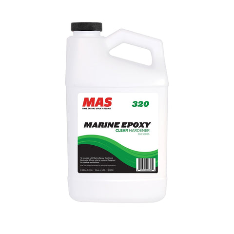 Marine Epoxy Resin Hardener 320 Clear High Gloss Topcoat Finish