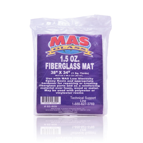 Fiberglass Mat 1.5 oz Resin & Epoxy Compatible for Molding Casting Rebuild & Reconstruct Boat Marine Automotive Repair