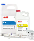 MAS LV Resin and Fast Hardener with accessories kit