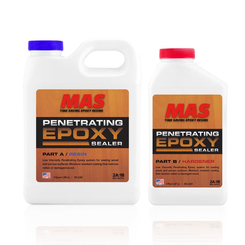 Penetrating Epoxy Resin Wood Hardener & Sealer