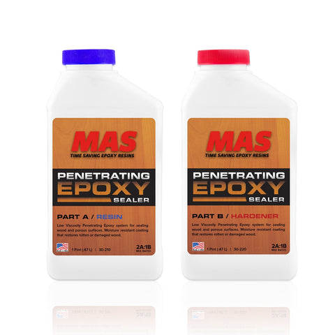 Penetrating Epoxy Resin Wood Hardener & Sealer