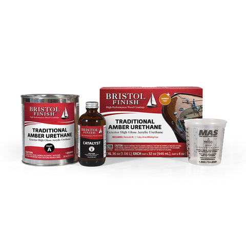 Bristol Finish Traditional Amber Urethane 1 qt kit