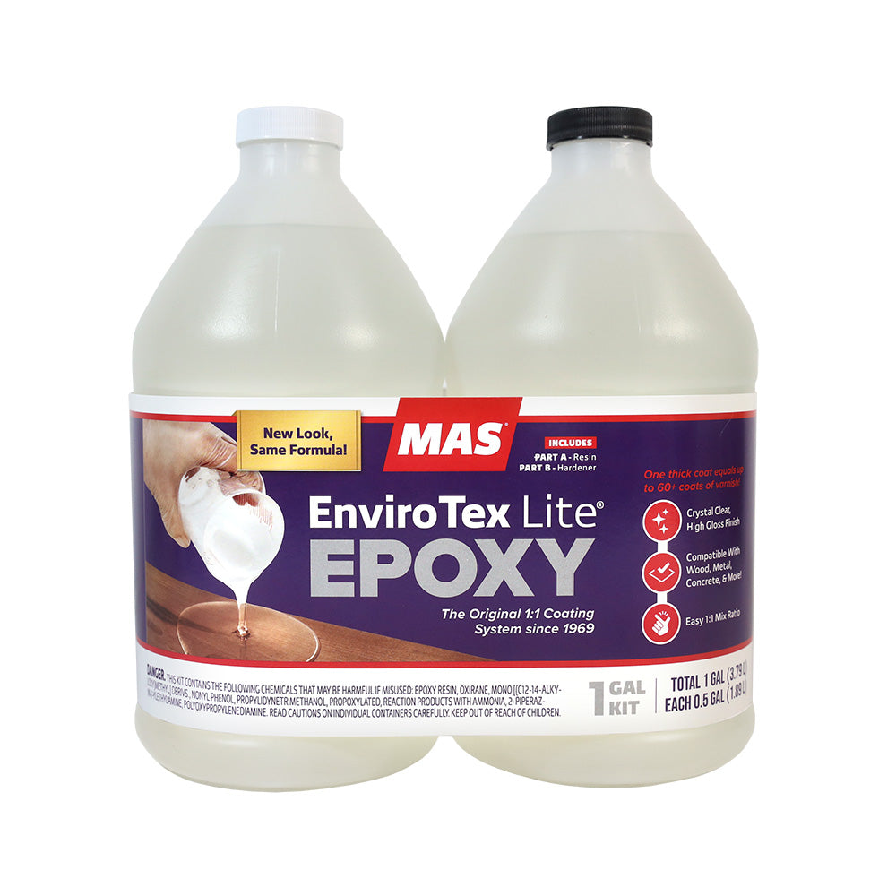 envirotex lite for fishing lures EnviroTex Lite Pour-on Epoxy 1 Gallon Kit