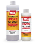 Two bottles of MAS EnviroTex Lite Outdoor Epoxy Outdoor on a white background 24 oz kit