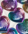 Epoxy art heart decor